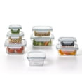 thumbnail image 2 of Glasslock Contenants Alimentaires en Verre avec Couvercles Verrouillables, Ensemble de 16 Pcs, 2 of 6