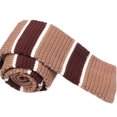 thumbnail image 1 of Wweixi Cravate Mince pour Homme Mince Mince Unie Formelle Tricotée, 1 of 9