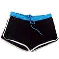 thumbnail image 3 of QATAINLAV Clearance, Mens Casual Drawstring Swim Trunks Square Leg Swim Briefs Quick Dry Athletic Training Swimsuit Fashion Colorblock Board Shorts Summer Beach Outfits Black L, 3 of 7