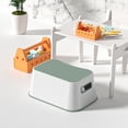 thumbnail image 3 of Mainstays Kids Green/White Step Stool, 77 lbs Weight Capacity, 3 of 5