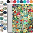thumbnail image 1 of iPad Mini 7.9 Inch 5 Gen [ Mini 5th Generation 2019 ] A2133 A2124 A2126 MUXH2LL/A MUXF2LL/A MUXG2LL/A Trifold Printed Slim Adjustable Stand Feature Case with TPU Heat Dissipation Back - Damask, 1 of 6