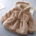 thumbnail image 1 of RXIRUCGD Manteau à Manches Longues pour Enfants à Col Rond, Bas à Manches Longues en Peluche ( Kaki, Taille : 1 An ), 1 of 6
