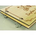 thumbnail image 3 of Personalised Wooden Guest Book Couple On Cycle Wedding Engraved Advice Book Custom Scrapbook, 3 of 6