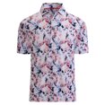 thumbnail image 1 of Hauts pour Femmes Été Mode Imprimé Haut Ample Manches Courtes T-Shirt Col Rabattu T-Shirts pour Femmes Rouge m, 1 of 2