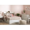 thumbnail image 3 of South Shore Summer Breeze Full Mates Bed with 3 Drawers, in White Wash, 3 of 9