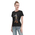 thumbnail image 4 of T-Shirt Basique à Manches Courtes pour Femmes Naruto Naruto Sasuke, 4 of 6