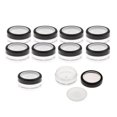thumbnail image 3 of pitrice 10 Lot Boîte à Poudre Libre Vide Blush Contenant Talc Pot de Poudre 10g, 3 of 9