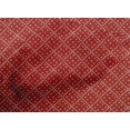 thumbnail image 4 of oneOone Coton Popeline Rouge Tissu Géométrique Bandhani Robe Tissu Tissu Imprimé par la Cour 42 Pouces de Large, 4 of 4
