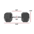 thumbnail image 2 of CAP Barbell Coated Hex Dumbbell, Single 3 - 100 lb, 2 of 6