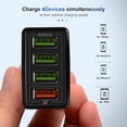 thumbnail image 3 of Hyper Charge Pro, Hyper Charge Pro Charger – 4-Port Quick Charge 3.0 Hub with Smart Power Detection, Hyper Charge Pro Charger for Android and iPhone, Fast Charging, 3 of 7