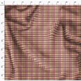 thumbnail image 4 of Soimoi Purple Heavy Canvas Fabric Gingham Check Decor Fabric Printed Yard 58 Inch Wide, 4 of 5