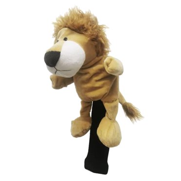 Housse de Tête en Peluche pour Club de Golf, Animal, Bois, Housse de Tête de Conducteur, Remplacement, Protectrice Lion