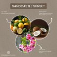 thumbnail image 2 of Colonial Candle Sandcastle Sunset Scented Jar Candle, Pop of Color Collection, 3 Wick, Green, 14.5 oz - Up to 60 Hours Burn, 2 of 6