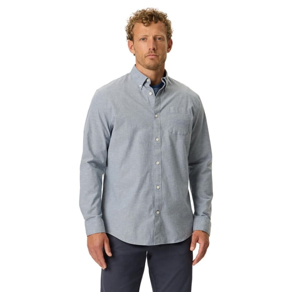 Dockers Men's Long Sleeve Oxford Button Down Shirt, Sizes S-XXL