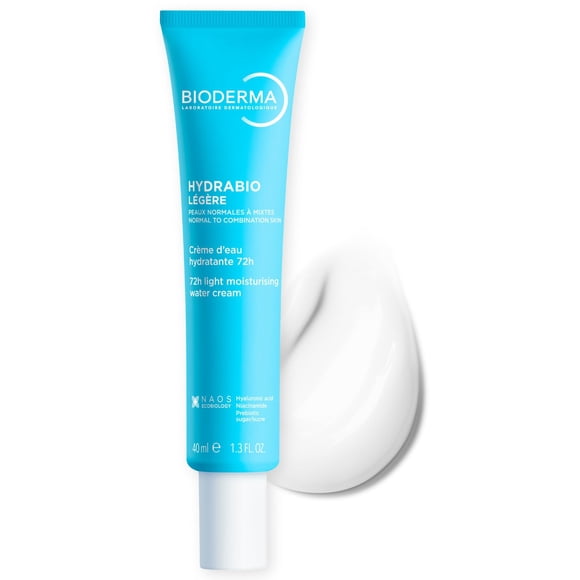 Bioderma Hydrabio Éclat Gel-Crème Hydratant pour le Visage pour Peau Sensible, 40 ml