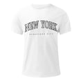 thumbnail image 3 of BOBOGOJP T-Shirt à Manches Courtes pour Homme, Col Ras du Cou Uni, T-Shirt à Manches Courtes avec Poche (Blanc, TG), 3 of 4