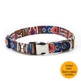 thumbnail image 2 of Ethnic Pattern Personalized Half Metal Cotton Collar Pet Dog Collar, 2 of 9