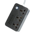 thumbnail image 1 of Household Multifunctional Bank Plug Standard Plug Perforated Band Switchs Plug Bar Wiring Board Line Length 6.5ft Socket With USB Plug, 1 of 9