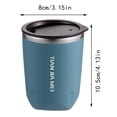 thumbnail image 2 of Binwennn Vintage Insulated Cups Glass Drinking Cups Small Wellness Tumbler Set 300ML Stainless Steel Insulated Coffee Mug Thermal Cup Men And Women Delicate Portable Cup, 2 of 3