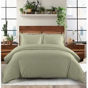 1100 TC 100% Egyptian Cotton Duvet Cover Zipper Closur Ultra Soft Durable and Fade Resistant
