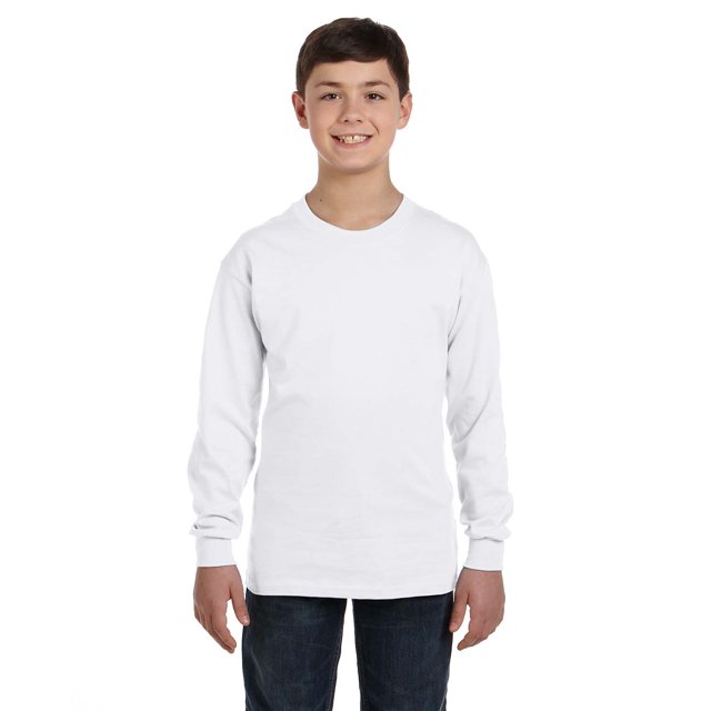 Gildan Heavy Cotton Youth Long Sleeve Tee
