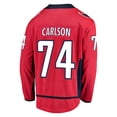 thumbnail image 2 of John Carlson Washington Capitals NHL Fanatics Breakaway Home Jersey, Small, 2 of 2