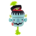 thumbnail image 1 of Vibrant Life, Halloween 10.5 in Plush Dog Toy with Squeaker with Pull Rope, Blue Frankenstein, 1 of 5