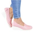 thumbnail image 3 of SMihono Sandales Femmes Été Grande Taille Mode Femmes Plateforme Décontracté Talon Compensé Plat Grande Taille Ajouré Chaussures Simples Pantoufle en Liquidation, 3 of 5