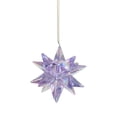 thumbnail image 2 of HOLIDAY TIME 3.25 Inch Lavender Iridescent Star Christmas Ornament, 100% PP Hanging Tree Decor, 2 of 4