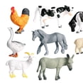 thumbnail image 4 of 12 pcs Farm Animal Model Set Horse Toys, 4 of 8