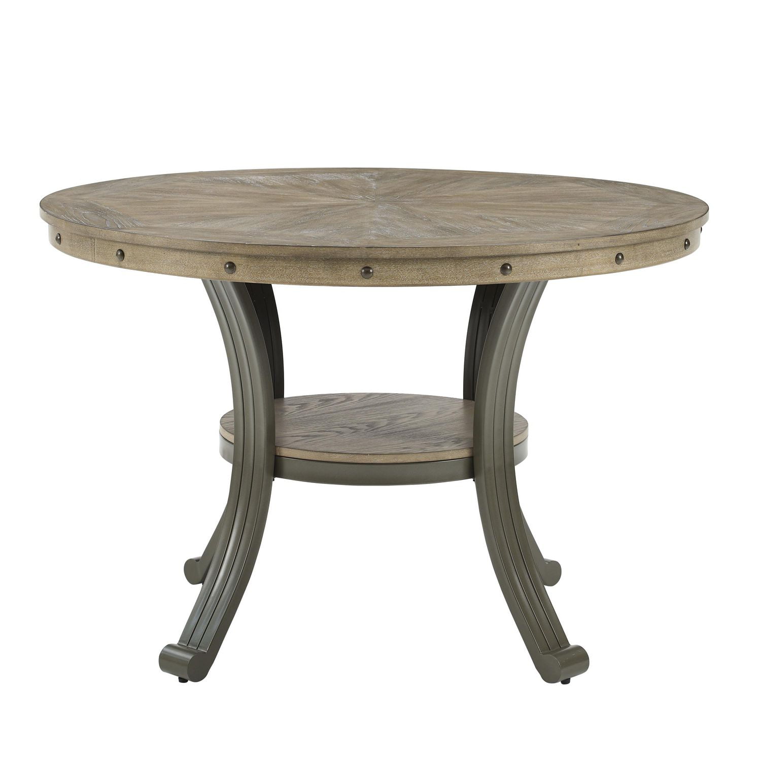 Trager 5-Piece Dining Set, Pewter