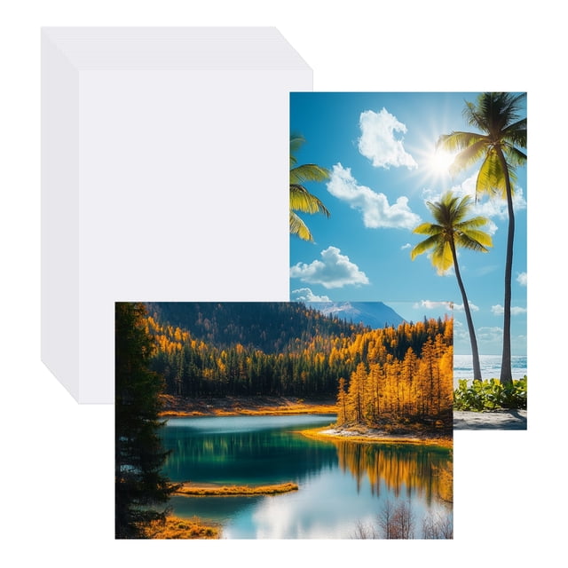 100 Sheets Glossy Photo Paper, 3.5x5 Inches 210gsm Instant Dry Picture Paper