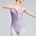 thumbnail image 4 of AherBiu Dancing Bodysuits for Women Sleeveless Backless Playsuits Stretchy Slim Comfy Soft Workout Rompers, 4 of 5