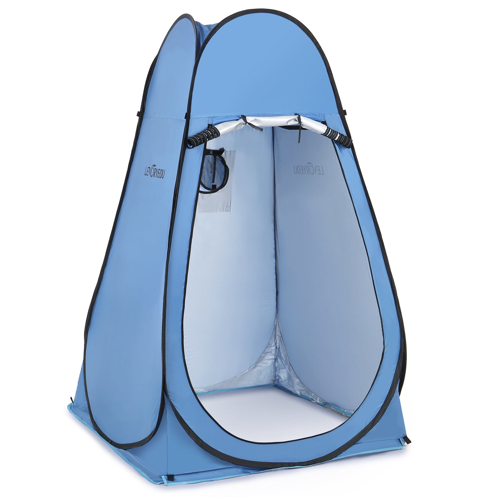 LEVORYEOU Pop Up Privacy Shelter Tent Portable Outdoor Camping Beach Instant Shower Toilet Changing Tent Sun Rain Shelter with Window