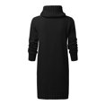 thumbnail image 4 of FVWITLYH Robes d'Été pour Femmes Robe de Plage Imprimée Robe Suspendue Décontractée Col Sans Bretelles Métal Mode Été Robe pour Femmes Noir,L, 4 of 5