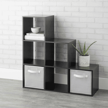 Mainstays 3-2-1 Cube Storage Organizer, Espresso