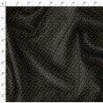 thumbnail image 4 of Soimoi Black Moss Georgette FabricLeaves Print Fabric by Yard 42 Inch Wide, 4 of 5