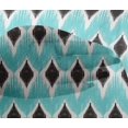 thumbnail image 4 of oneOone Viscose Chiffon Fabric Geometric Ikat Print Sewing Fabric BTY 42 Inch Wide, 4 of 4
