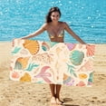 thumbnail image 1 of LSLJS Sac à Serviettes de Plage Portable, Sac à Dos de Rangement Imprimé, Serviette de Bain en Polyester, 1 of 6