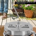 thumbnail image 4 of Surface Cleaner, 4 Wheels 1/4in Quick Connect Electric Surface Cleaner Hard Brush with Extension Wand for Home Cleaning, 4 of 7
