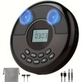 thumbnail image 1 of SDOTXA Portable CD Player BT Rechargeable CD Player With Dual Speakers And Headphones  Small CD Player For Car Plug In With Anti-Skip Protection  CD/USB/BT Playable  BT Transmitting, 1 of 7