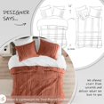 thumbnail image 4 of Comfort Spaces Clay Queen Comforter Set - 3 Piece Pintuck Pleated Bedding Set, All Season Lightweight, Extra Soft Pre-Washed Microfiber Bed Set, Shams, 4 of 5