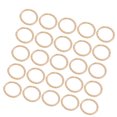 thumbnail image 4 of KAKOWELY 100PCS DIY Jewelry Accessories Embossing Jump Ring Delicate Embossing Ring Single Twisted Lines Loop Ring Buckle Ring Jewelry Connecting Ring for Jewelry Making (KC Golden), 4 of 5