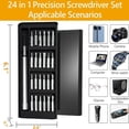 thumbnail image 3 of Huanglei 24 In 1 Screwdriver Set Subscrsidewa/Statisticsing Precision Screwdriver Set Eyeglass/Pc Screwdriver Sets With Screw Driver Set Kit Mini Size Strong For Delicate, 3 of 8
