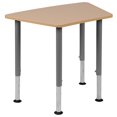 thumbnail image 5 of Flash Furniture Billie Hex Natural Collaborative Student Desk (Adjustable from 22.3"" to 34"") - Home and Classroom, 5 of 5