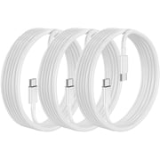 LEEYNEER Long 10ft 3-Pack USB C to USB C Fast Charging Cable   60W Charger Cord