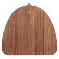 thumbnail image 3 of New Classic Furniture Oscar Triangular Tapered-Leg Veneer Top Corner Table, 3 of 7