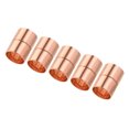 thumbnail image 1 of Uxcell Raccord Droit en Cuivre Raccords de Soudage pour Climatiseur CVC 5 Pcs 5/8 Pouces, 1 of 5