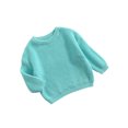 thumbnail image 2 of xiaxaixu Toddler Baby Sweaters, Winter Warm Long Sleeve Candy Color Pullovers, 2 of 6