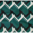 thumbnail image 4 of oneOone Organic Cotton Poplin Twill Fabric Chevron Geometric Printed Craft Fabric BTY 42 Inch Wide, 4 of 4